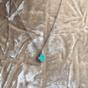 Clover sterling silver necklace